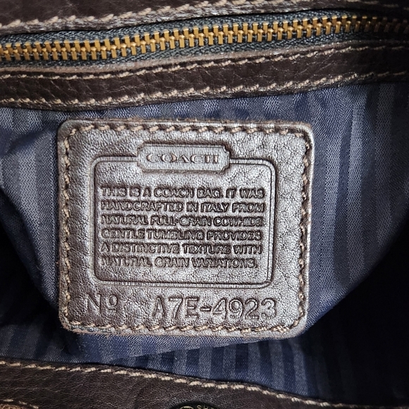 Vintage Coach Sonoma Drawstring Leather Crossbody Bag - Picture 13 of 13